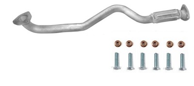 Opel signum 1.9 cdti 74/88/110kw 2003-2008 труба колекторна з'єднувач inox фото №1