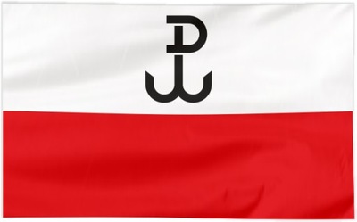 Flaga Polska Walcząca 120x75cm - flagi Polski qw
