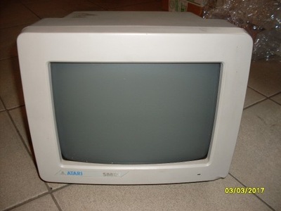 Monitor Atari SM124 Mono Hi-Res100%SPRAWNY !!!