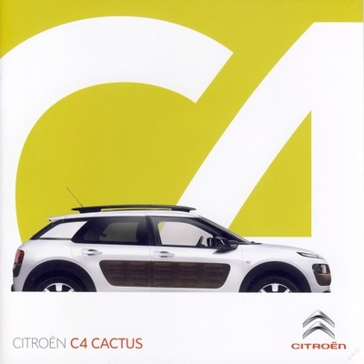 Citroen C4 Cactus prospekt 2014 Słowacja - milautoparts-fr.ukrlive.com