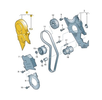 CORPS MÉCANISME DE DISTRUBUTION DE GAZ 1.9- 2.0 TDI SUPÉRIEURE - milautoparts-fr.ukrlive.com