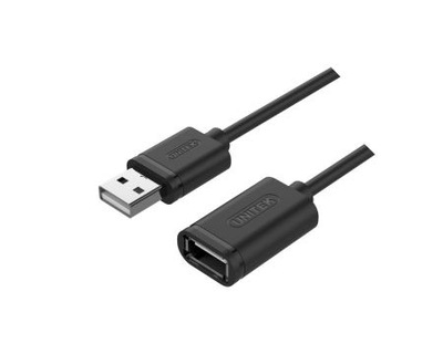 kabel USB 2.0 A-A przedłużacz 2,0m Unitek Y-C450GBK
