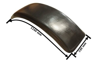 WING PLASTIKOWY 320X1140MM WHEEL ARCH COVER INDICATOR  