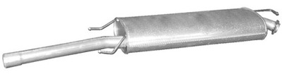 SILENCER CENTRAL TOYOTA RAV- 4 05- - milautoparts-fr.ukrlive.com