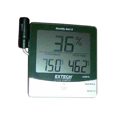 Miernik temperatury i wilgotności z alarmem Termohigrometr