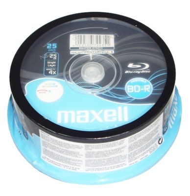 Maxell Blu-ray BD-R 25GB do nadruku cake 25szt