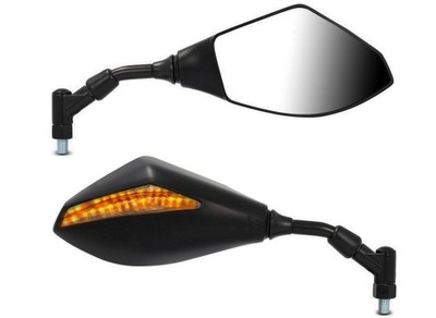 MIRRORS FROM BLINKERS LED BLACK M10 - milautoparts-fr.ukrlive.com