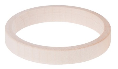 Bransoletka drewniana prosta 10 mm DECOUPAGE!