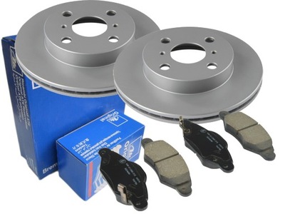 2× ATE 24.0118-0131.1 DISC BRAKE + ATE PADS BRAKE FRONT TOYOTA YARIS VERSO - milautoparts-fr.ukrlive.com