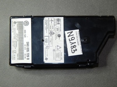 Vw scirocco блок керування інтерфейс 5n0035729b фото №1