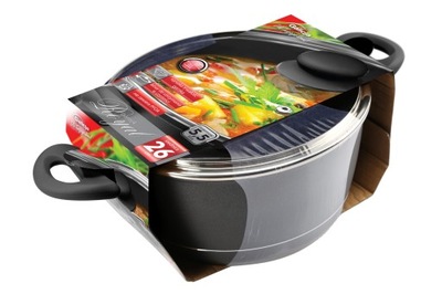 Garnek Royal 26 cm z pokrywą GALICJA 5,5L Indukcja