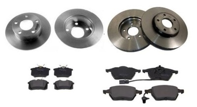 DISCS+PADS FRONT+REAR PASSAT B5 FACELIFT 1.8T 1.9TDI - milautoparts-fr.ukrlive.com