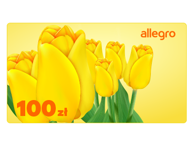 Karta podarunkowa Allegro cyfrowa 100 zł