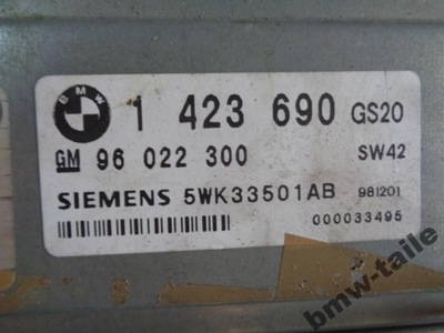 BMW E39 COMPUTADOR CAJAS 530D 1423690 5WK33501  