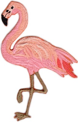 Naszywka Naszywki termoprzylepne Flaming Flamingo