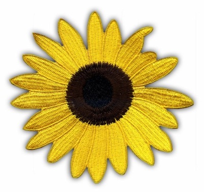 Naszywka Słonecznik NLR - Sunflower HAFT kwiat