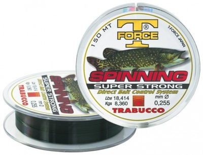 Trabucco T-Force Spin Pike żyłka 150m 0,20 mm 5,450kg