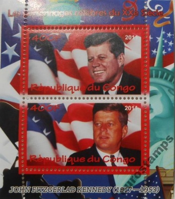 Prezydent John Kennedy JFK Congo ark. #H008