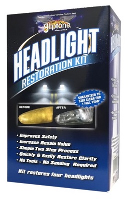 Gliptone Headlight Restoration Kit ZESTAW DO LAMP