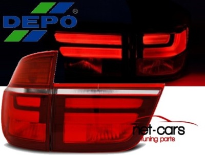 Фонари задние bmw x5 e70 07-10r led неон lci wz рестайлинг фото №1