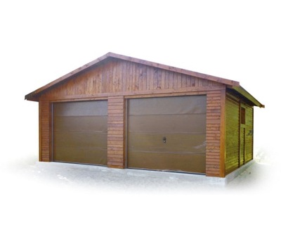 Garaż drewniany samochodowy. CARPORT