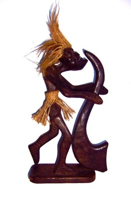 Rzeźba afrykańska, posążek ,drewno egzotyczne