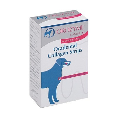 Orozyme Canine S - kolagenowe płatki do żucia 224G
