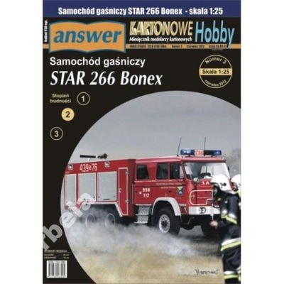 KH 6/2012 Samochód gaśniczy STAR 266 Bonex 1:25