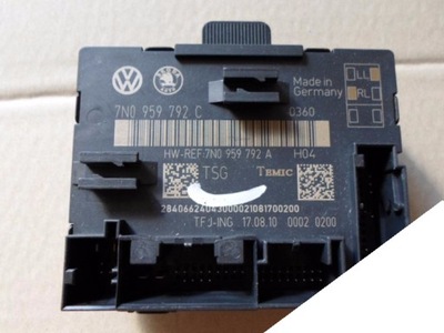 Vw sharan 11-14r модуль дверь 7n0959792c фото №1
