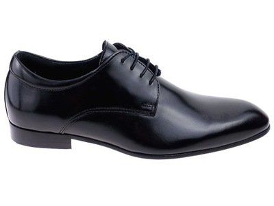 Conhpol buty wizytowe C-5947 czarne, skóra 45
