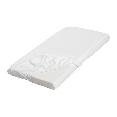 LEN Drap housse, blanc, 80x165 cm - IKEA