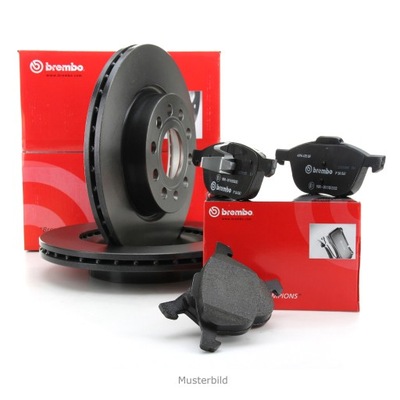 DISCS PADS BREMBO REAR CHRYSLER GRAND VOYAGER V - milautoparts-fr.ukrlive.com