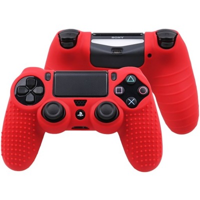 POKROWIEC OSŁONA ETUI PANDAREN STUDDED PADA PS4 PRO SLIM Czerwony