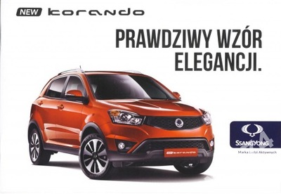 SsangYong Korando prospekt 2015 polski