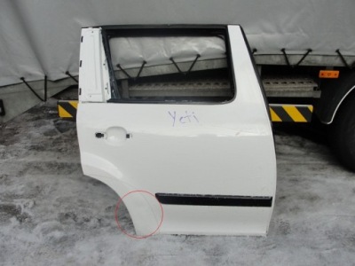 Дверь правое правый задняя задние skoda yeti 5l 5l0 фото №1