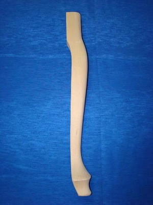 Noga drewniana gięta ludwik wys. 58 cm
