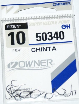 Owner haczyk Chinta 50340 nr. 10 17szt