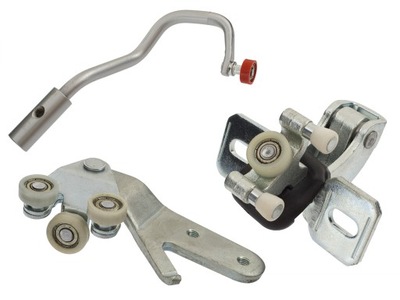 2x ролик подрамник дверь раздвижных bok ducato boxer jumper 94-02 kpl premium! фото №1