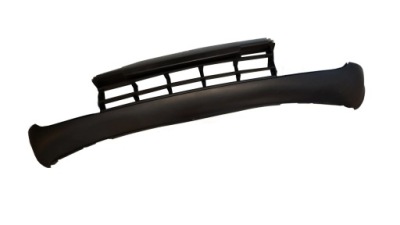 Vw polo 9n 01- решётка радиатора + спойлер спойлер w бампер фото №1