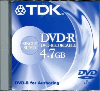 TDK DVD-R for Authoring for Pioneer DVR-S201 Wa-Wa