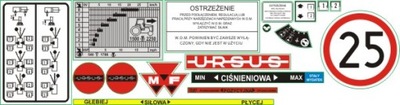 AUTOCOLLANTS URSUS PIKTOGRAMY AVERTISSEMENT MF 255 3512 - milautoparts-fr.ukrlive.com