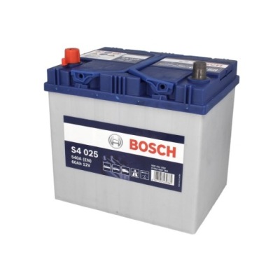 Акумулятор bosch s4 60ah/540a japan l+ фото №1