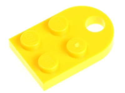 LEGO Płytka z dziurką 3x2 3176 żółta