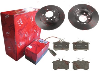 DISCS + PADS TRW REAR VW SHARAN 268MM - milautoparts-fr.ukrlive.com