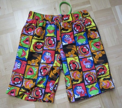 KERMIT FAZI GONZO Mapety SPODENKI Z KIESZENIAMI The Muppets DISNEY rozm M