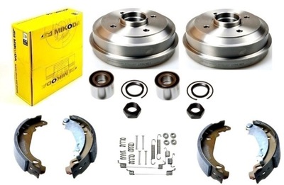 BEBNY BRAKE SHOES BEARING PEUGEOT 206 WITHOUT ABS 180MM - milautoparts-fr.ukrlive.com