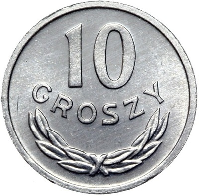 Polska - PRL - moneta - 10 Groszy 1978 - Warszawa - MENNICZA - Stan UNC