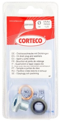 Corteco 220105s крышка сливной масла, поддон масляная фото №1