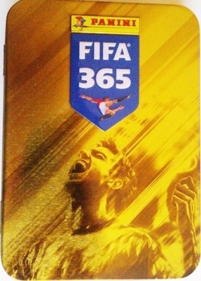 Duża puszka na naklejki Panini FIFA 365 - 2019 rok