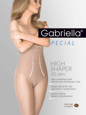 Rajstopy Gabriella High Shaper 20 den 5/XL